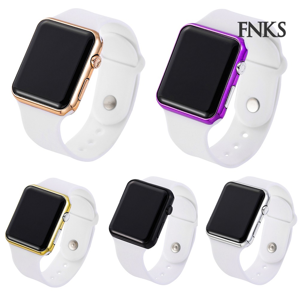 Đồng Hồ Điện Tử Mặt Vuông Dây Silicone Cho Bé | BigBuy360 - bigbuy360.vn