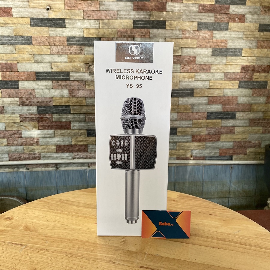 [Mã ELHACE giảm 4% đơn 300K] Mic karaoke YS95 cao cấp - Micro bluetooth YS-95