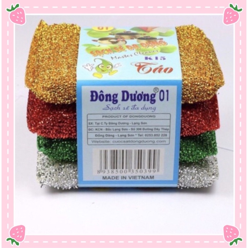 Miếng Rửa Chén Bát Kim Tuyến Tiện Dụng Cho Nhà Bếp Tạo Bọt Siêu Nhiều