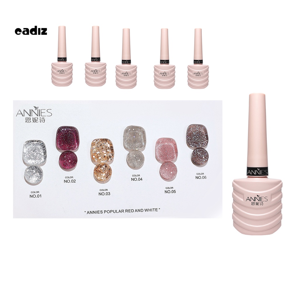 [Hàng mới về] Sơn móng tay gel uv không mùi màu trơn đơn giản thời trang dành cho nữ