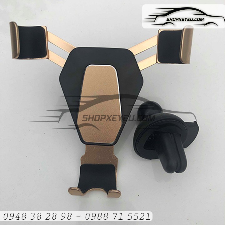 Giá đỡ điện thoại Ô TÔ kim loại ánh vàng | BigBuy360 - bigbuy360.vn
