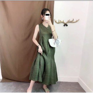 VÁY DẬP LI PLEATED ĐUÔI CÁ CỰC SANG