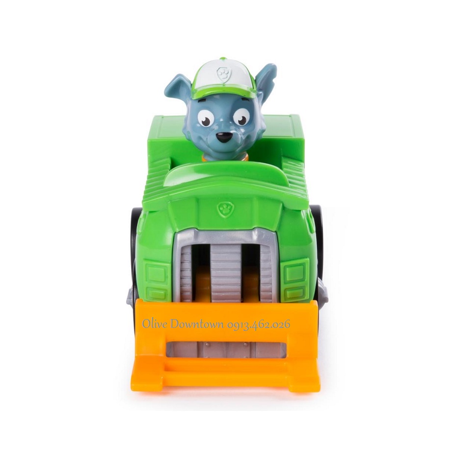 ROCKY lái xe cứu hộ có nút bấm ☘️ Action ROCKY Rescue Racer - Phim Những chú chó cứu hộ PAW PATROL