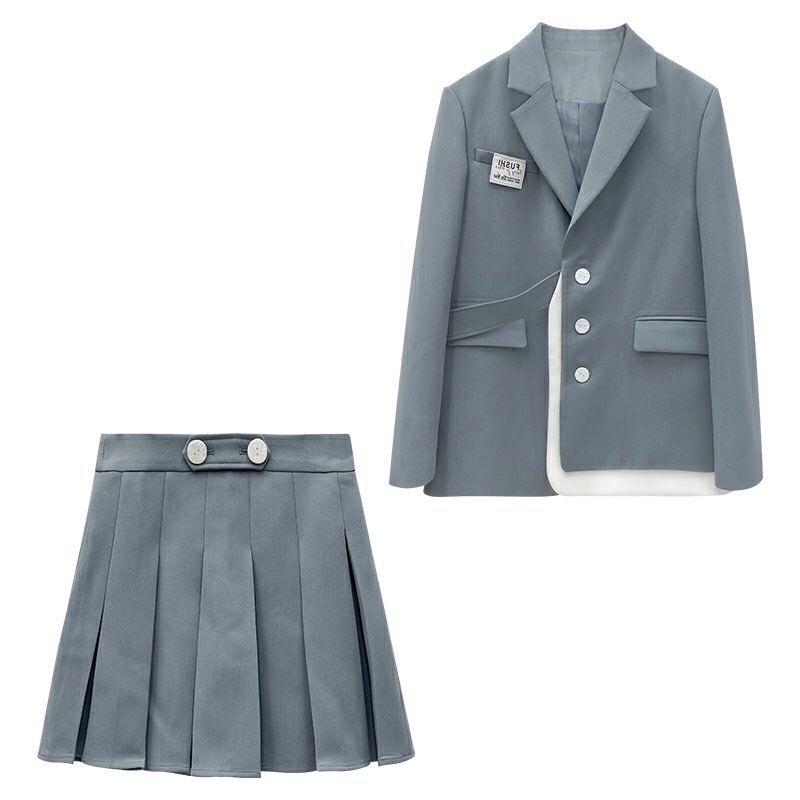 Set Áo Blazer Nữ + chân váy phong cách hàn quốc mẫu mới đẹp mã ZELE501 | BigBuy360 - bigbuy360.vn