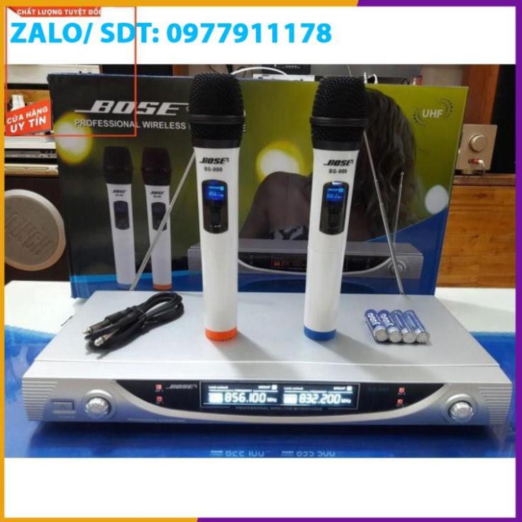 Micro karaoke không dây BOSE BS-999 ️🎤 LOẠI TỐT ️🎵 HÁT CỰC HAY