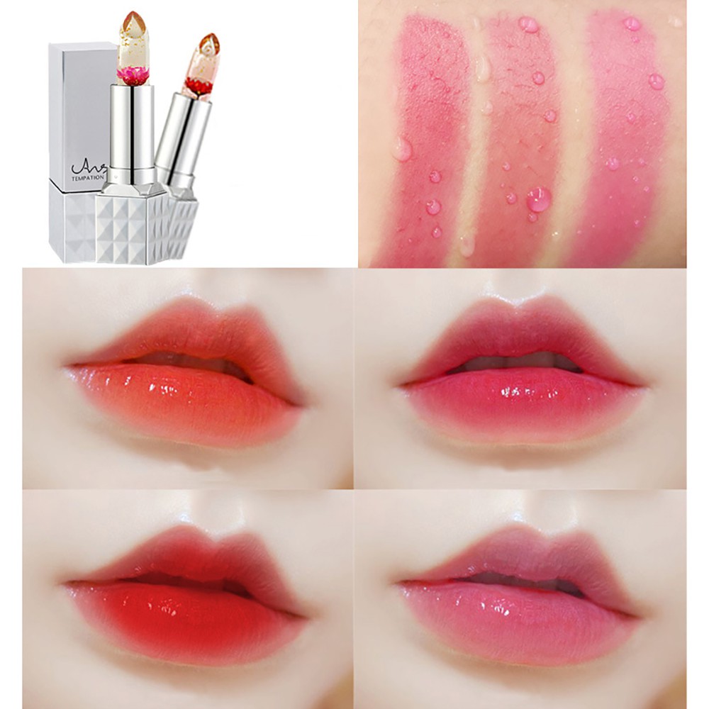 [Hàng mới về] Son Thạch Ướp Hoa Dưỡng Ẩm Lâu Trôi Thay Đổi Màu Sắc Theo Nhiệt Độ | BigBuy360 - bigbuy360.vn