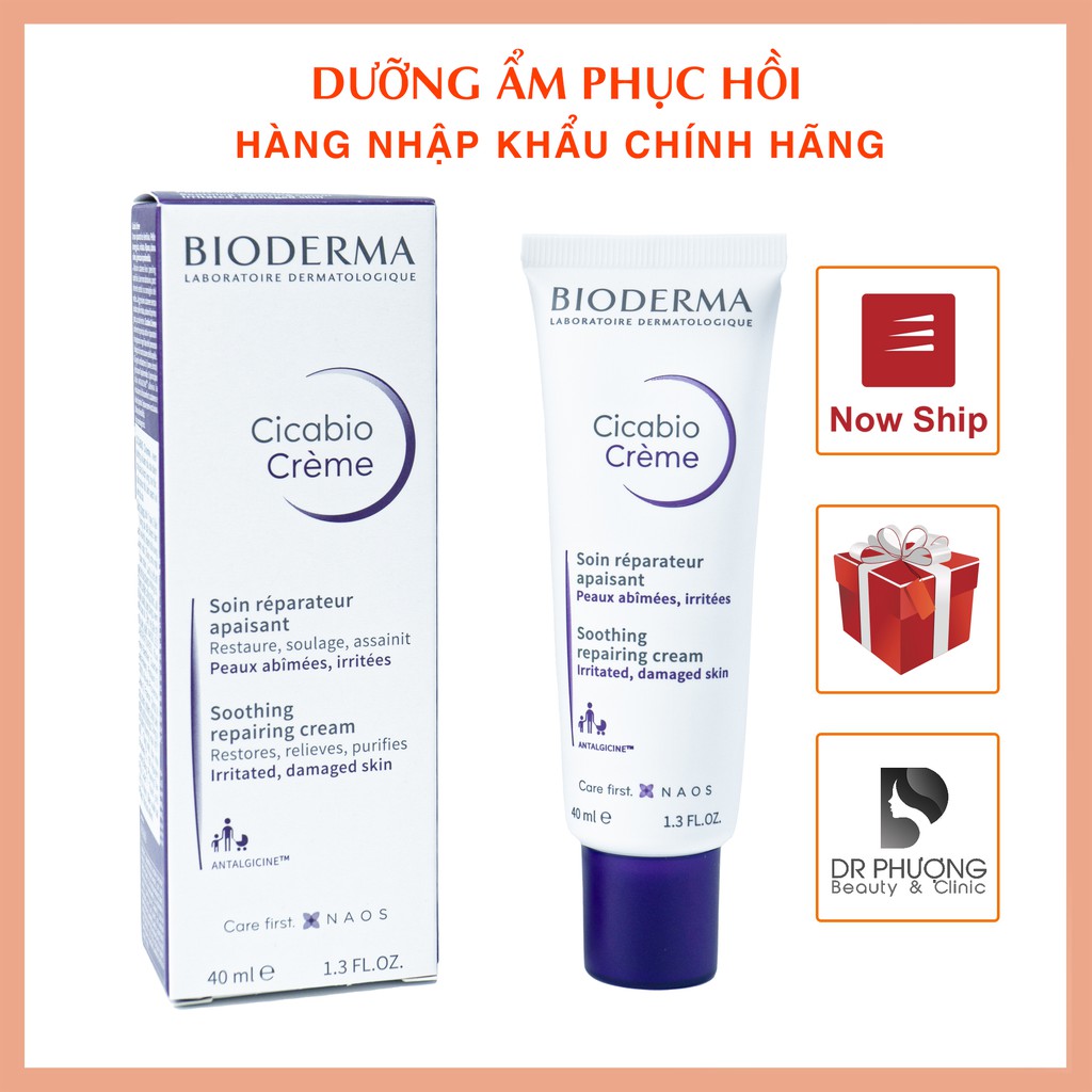 [CHÍNH HÃNG] Kem dưỡng phục hồi da Bioderma Cicabio Cream