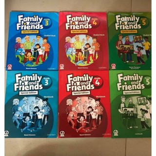 Trọn bộ family and friends Special 345 cho bé  ( bộ gồm CB+ WB tặng kèm file nghe)