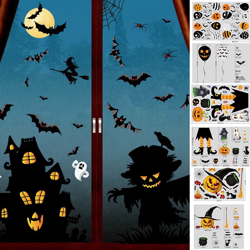 Sticker Dán Tường Trang Trí Halloween