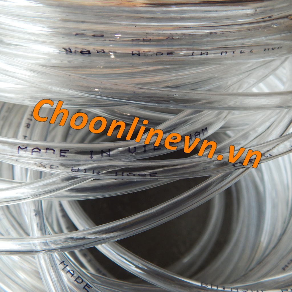 Dây hơi/ Dây dẫn khí nén 4 x 6 mm hàng Việt Nam Chất Lượng dài 5m, 10m, 15m, 20m