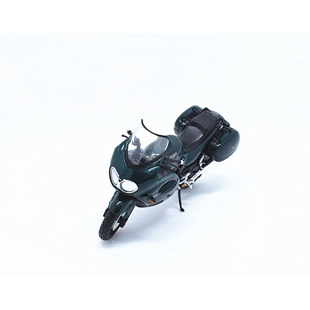 MS: 8880XL - XE MÔ HÌNH TỶ LỆ 1:18 MOTO TRIIUMPH TROPHY - WELLY - XANH LÍNH