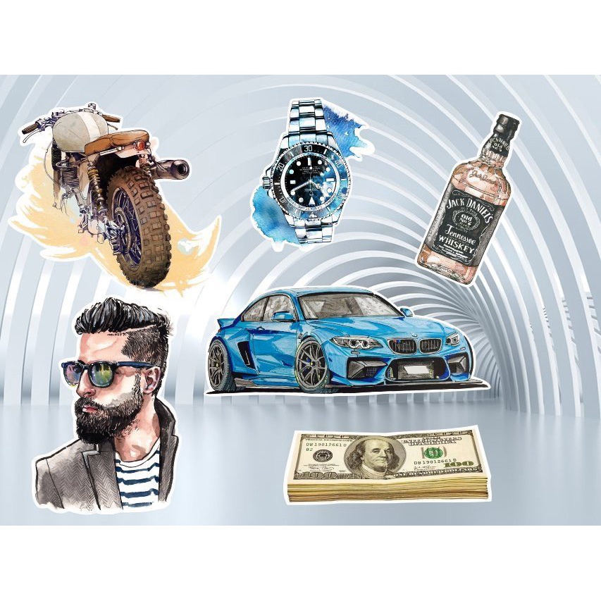 10 set cắm chàng trai trang trí bánh