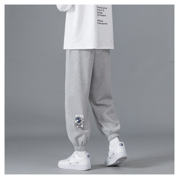 (XẢ KHO) Quần Ổng Rộng Dáng Suông Nam Nữ Unisex - Quần Jogger Phi Hành Gia Chất Vải Umi Dày Dặn Hai Màu Trắng, Đen