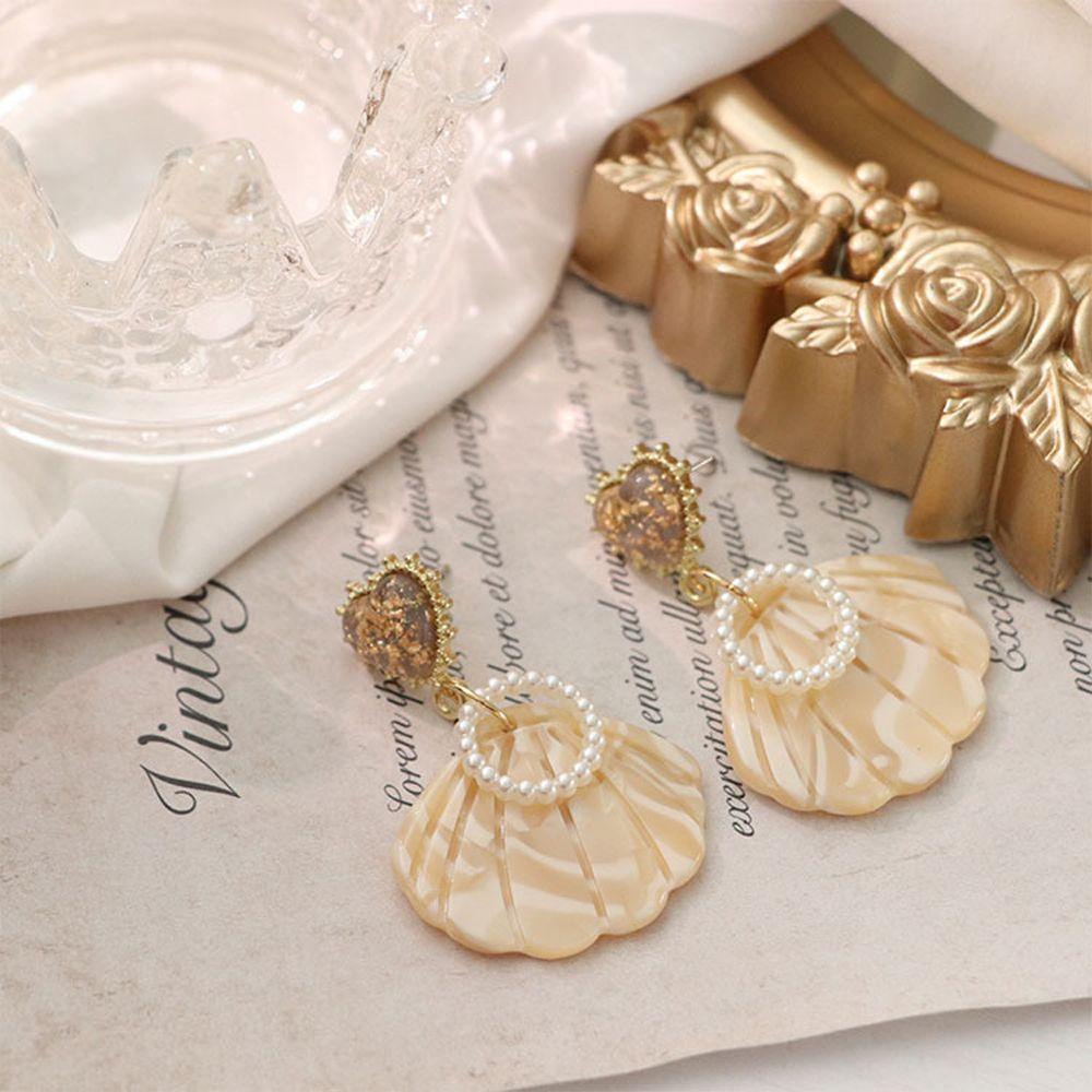 Bông Tai Dáng Dài Bằng Acrylic Thời Trang Mùa Hè Xinh Xắn Cho Nữ