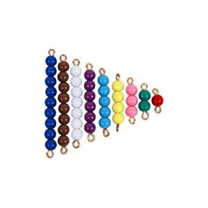 Các dây cườm màu từ 1-9 Montessori (Colored Bead Stairs 1-9)