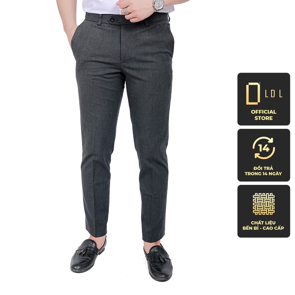 Quần âu nam dáng Hàn Quốc ống suông công sở cao cấp thương hiệu LDL vải nhập khẩu size 45 - 85kg 5 màu ưa thích