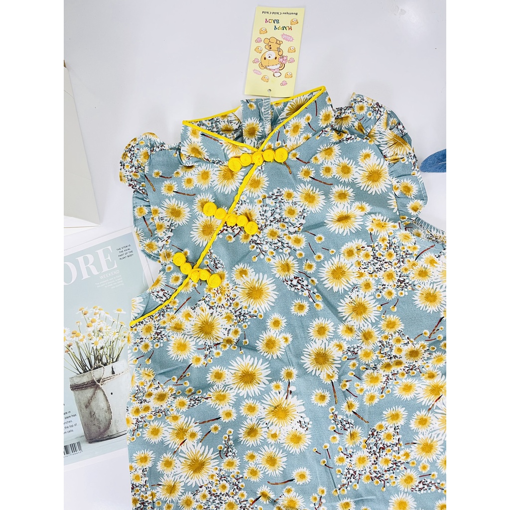 Váy Tiểu Thư Dáng Xòe Công Chúa Cho Bé Gái Mẫu Mới 2022 - Hàng Quảng Châu Cao Cấp (V6)