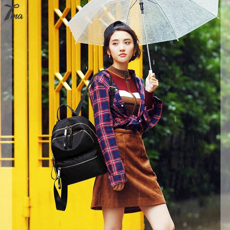 Balo đi học nữ thời trang cá tính style Hàn Quốc giá rẻ chống thấm nước TINA SHOP OF055