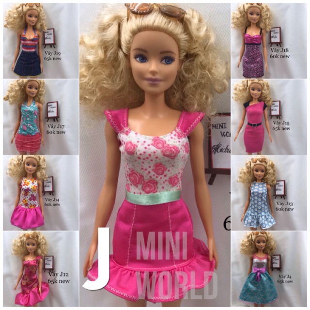 Váy búp bê Barbie chính hãng. Mã Barbie J