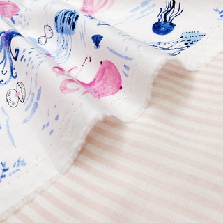 Cotton Thô Mềm Sứa Biển