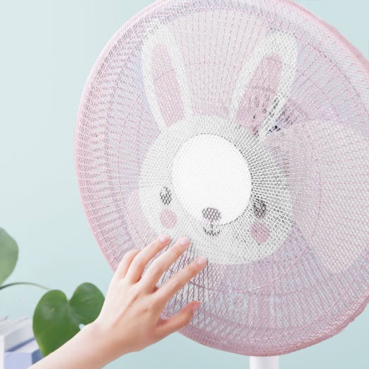 C247_Lưới bọc quạt hình thú ngộ nghĩnh, bảo vệ trẻ nhỏ khỏi nguy hiểm khi đến gần quạt, có dây rút rất tiện lợi