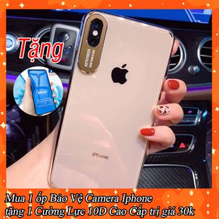 [MUA 1 TẶNG 1] ỐP AUTO FOCUS BẢO VỆ CAMERA CHO IPHONE 5/5S/SE/IP6/6S/6PLUS/IP7/7PLUS/X/XS/XSMAX TẶNG CƯỜNG LỰC Full Màn