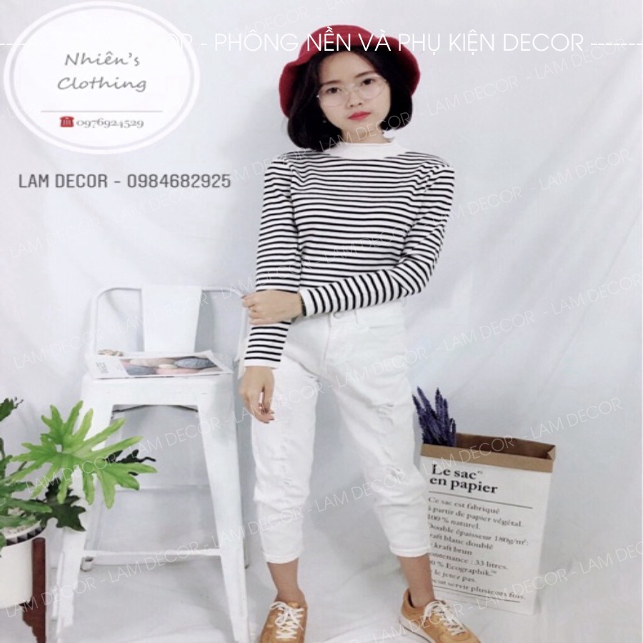 Phông nền vải trơn size to để chụp ảnh sản phẩm và lookbook