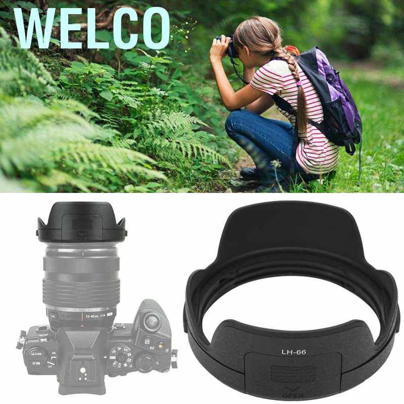 Loa che nắng Welco Lh-66 cho ống kính Olympus M.Zuiko Ed 12-40mm F2.8