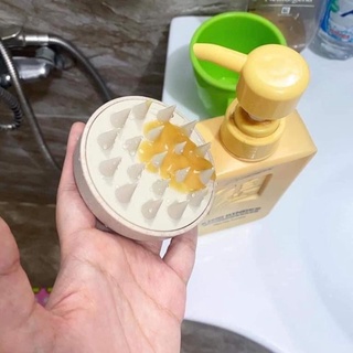 Lược gai gội đầu mudi silicon xuất nhật