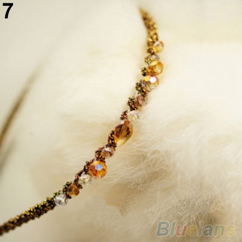 Băng đô đính đá kiểu dáng đơn giản thanh lịch cho nữ