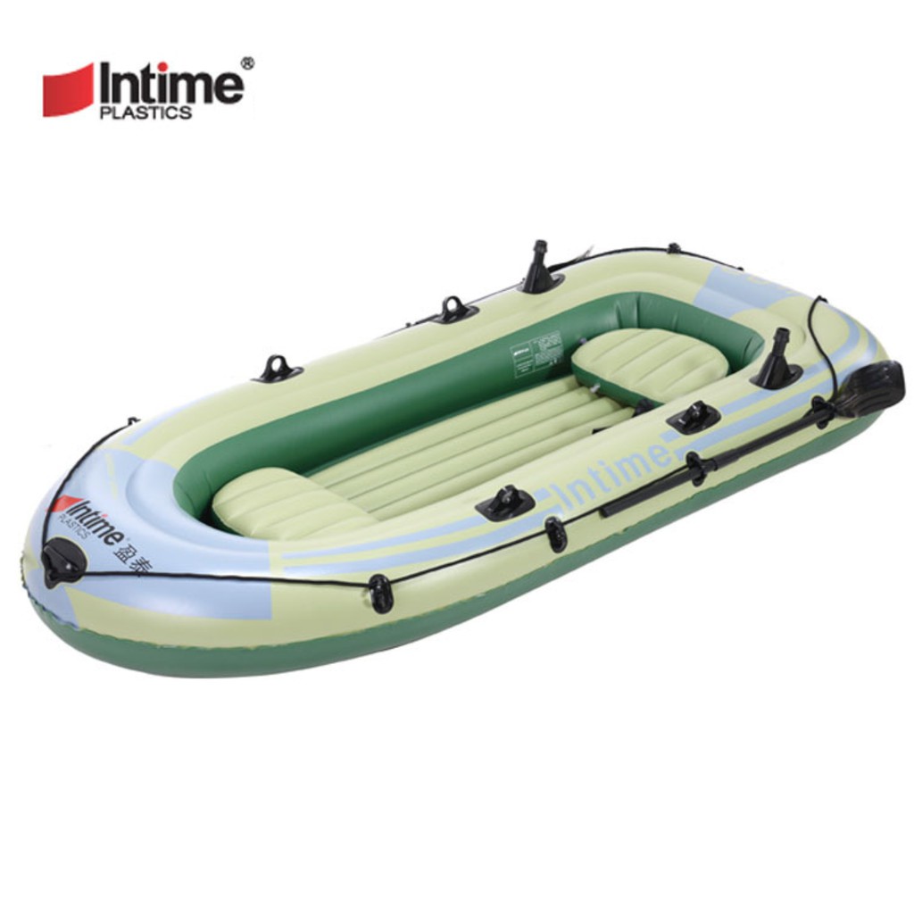 Thuyền hơi cho 2 người lớn chính hãng INTIME YT-097A, xuồng hơi câu cá cỡ lớn