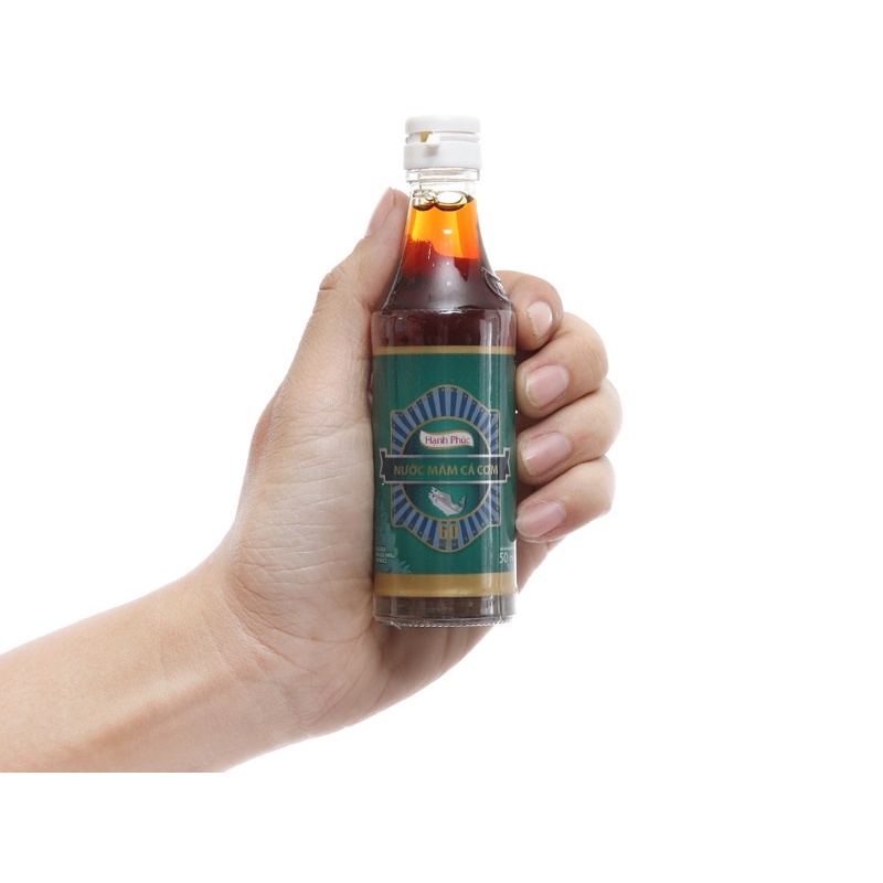 Nước mắm cá cơm HẠNH PHÚC 60 độ đạm -50ML