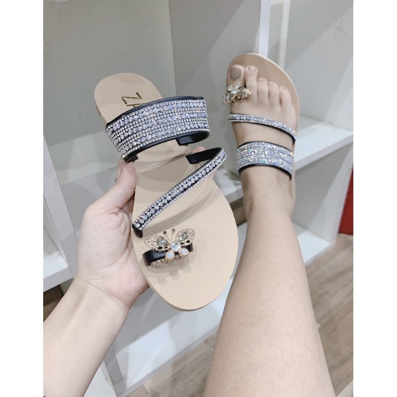 (MÂUC MỚI 2020) Dép đế xuồng nơ siêu nhẹ