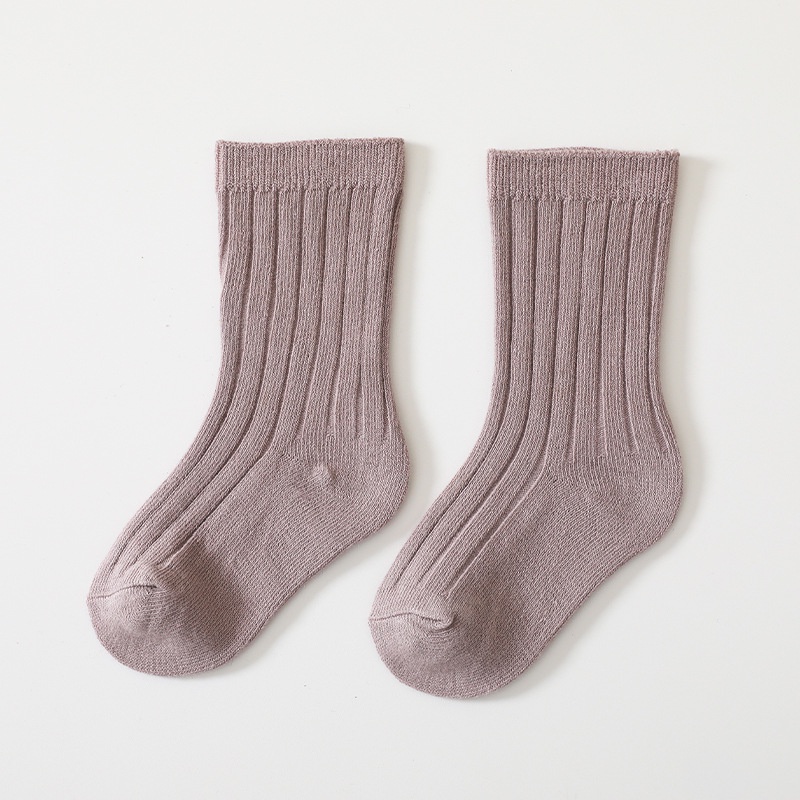 Vớ Cotton Cổ Cao Nhiều Màu Sắc Cho Bé 0-2 Tuổi