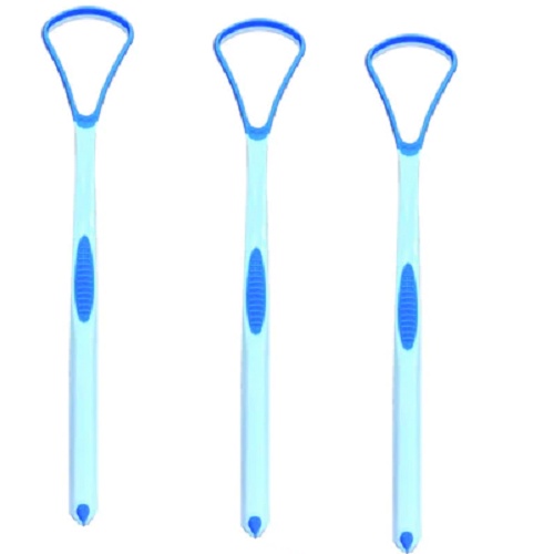 Daiso Cây Vệ Sinh Lưỡi Tongue Cleaner Rubber Type