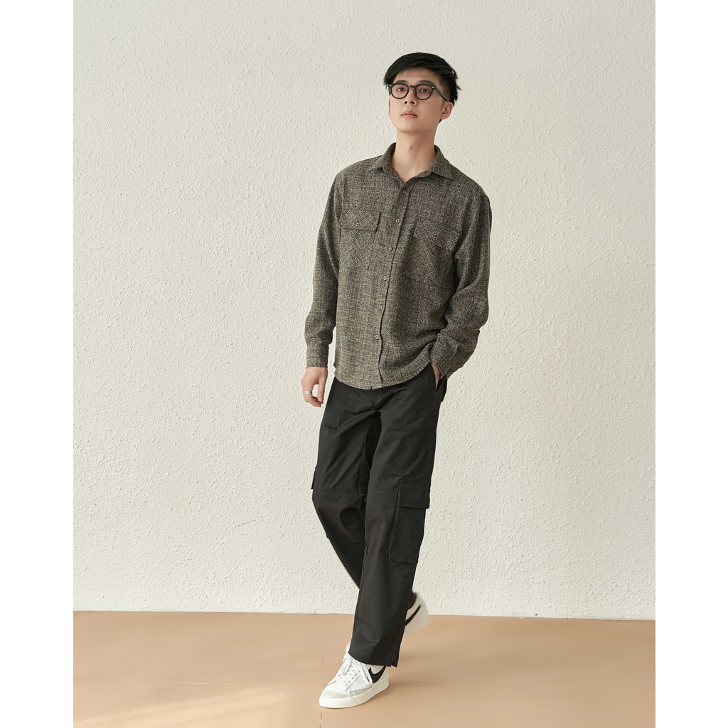 Áo sơ mi Flannel Shirt SCOTT chất dày dặn dài tay