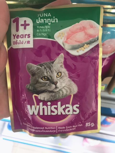 Pate cho mèo Whiskas các loại