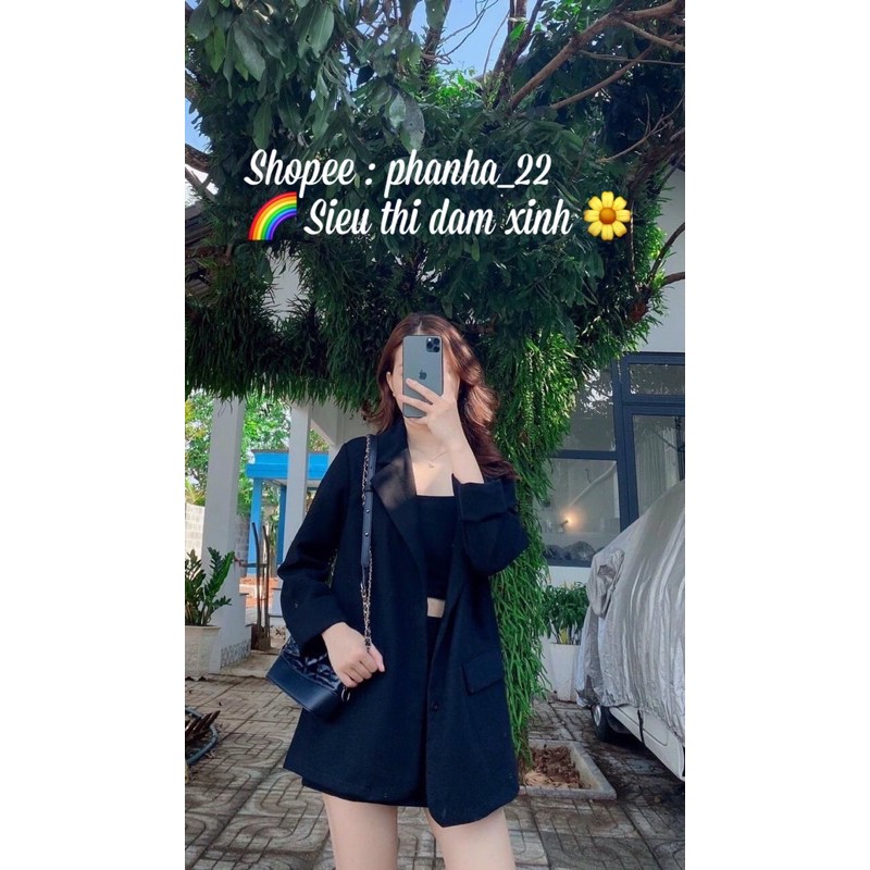 SET ÁO BLAZE,CHÂN VÁY NGẮN SIÊU XINH__XẢ KHO THANH LÝ GIÁ RẺ __ÁO VEST NỮ KÈM CHÂN VÁY CHỮ A PHONG CÁCH HÀN QUỐC | BigBuy360 - bigbuy360.vn