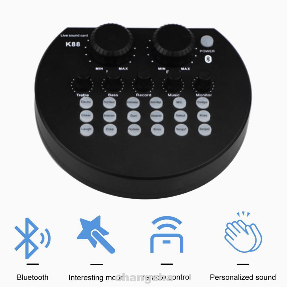 Bộ Micro Phát Thanh Bluetooth 6 Chế Độ Chuyên Dụng Kèm Phụ Kiện
