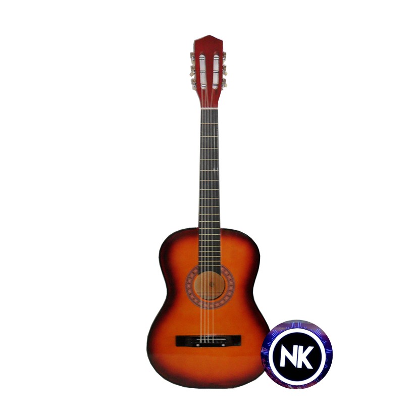 Đàn Guitar Acoustic GU09 Màu Nâu Đất Dáng D - Hàng có sẵn