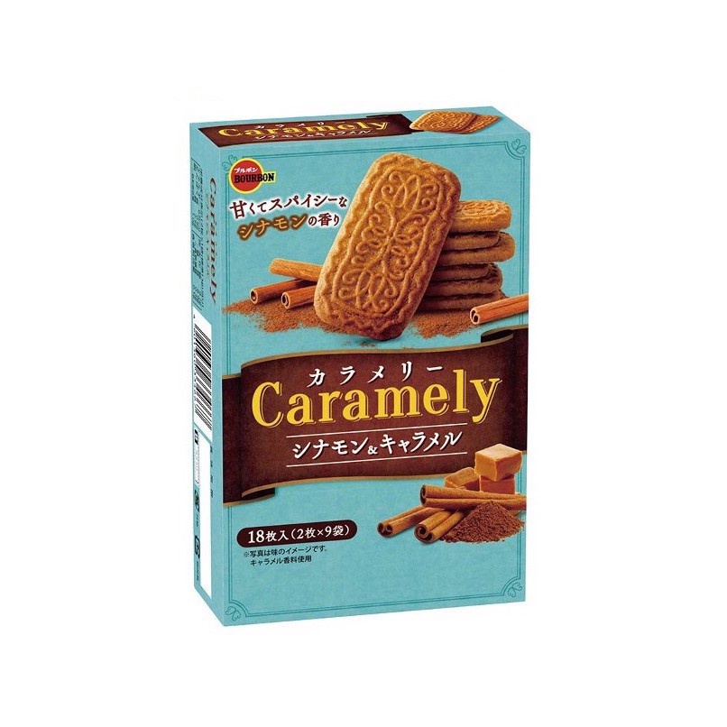 Bánh quy Bourbon vị quế và caramel 117g