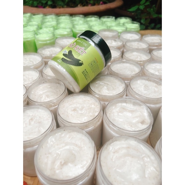 Kem ủ tóc bưởi bon/ ủ tóc bồ kết ngăn ngừa khô xơ, phục hồi tóc hư tổn 250ml