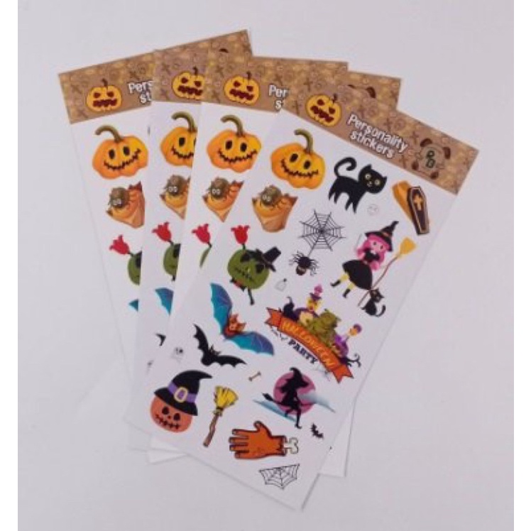 Tấm Sticker 3D xinh xắn chủ đề Halloween
