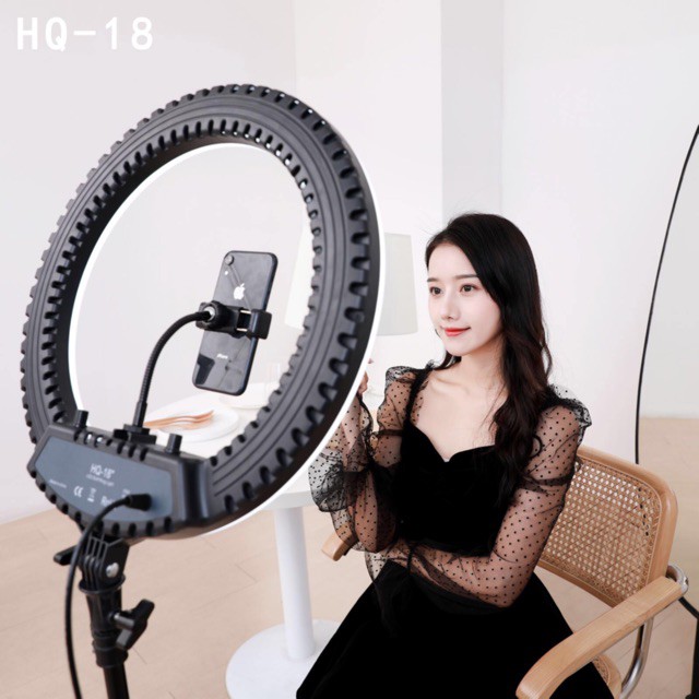 Đèn Livestream 45cm HQ-18 Sịn Kèm Chân 2m.