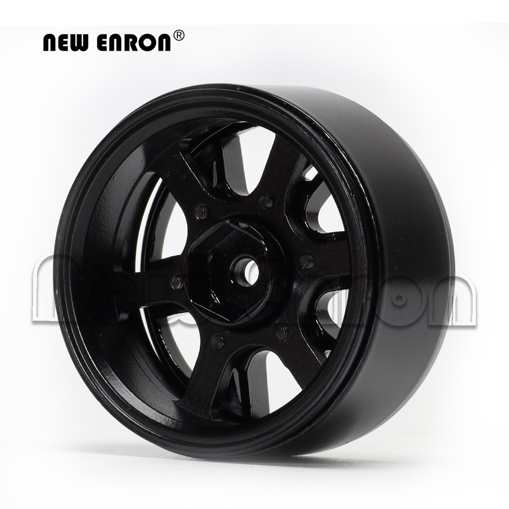 1Pcs Bánh xe hạt nhôm 1,9 inch Hub RC Vành cho 1/10 RC Car Crawler Axial 90046 Traxxas TRX-4 AXI03007 Bronco D110 F350