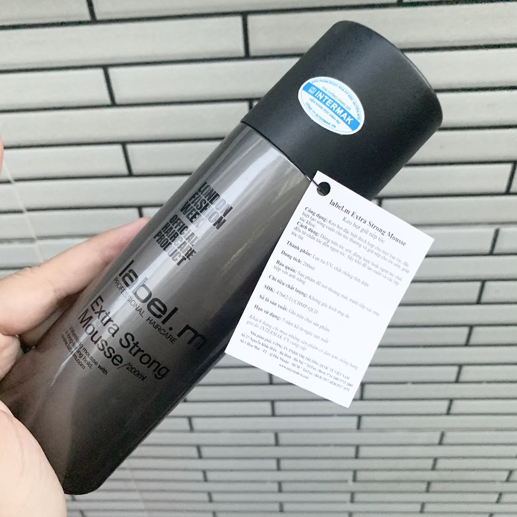 KEM BỌT TẠO PHỒNG LABEL.M VOLUME MOUSSE 200ML