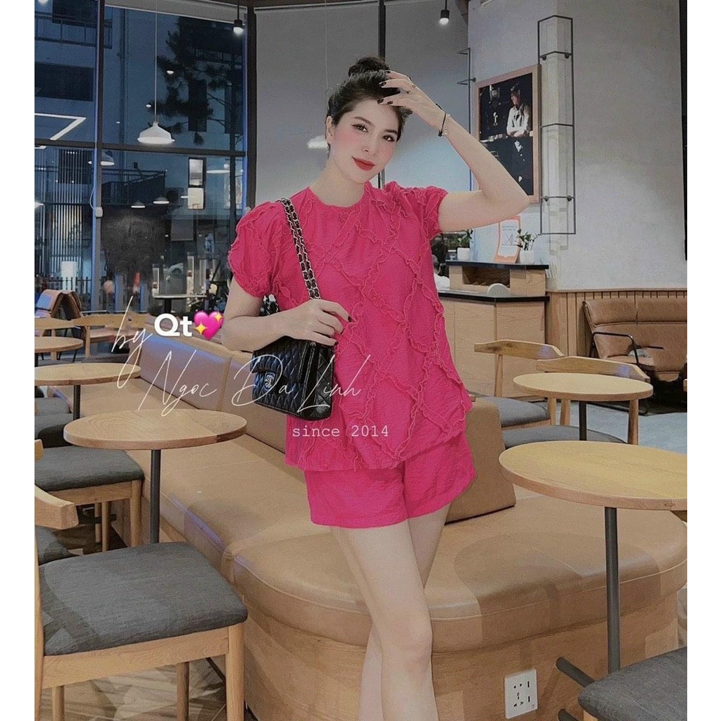 Set đũi trần trám hot hit, sang chảnh, thoải mái - Hàng có sẵn - Xưởng may Lộc Vân - V42