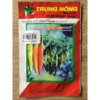 Ớt Sừng Vàng ( Châu Phi ) - Trung Nông