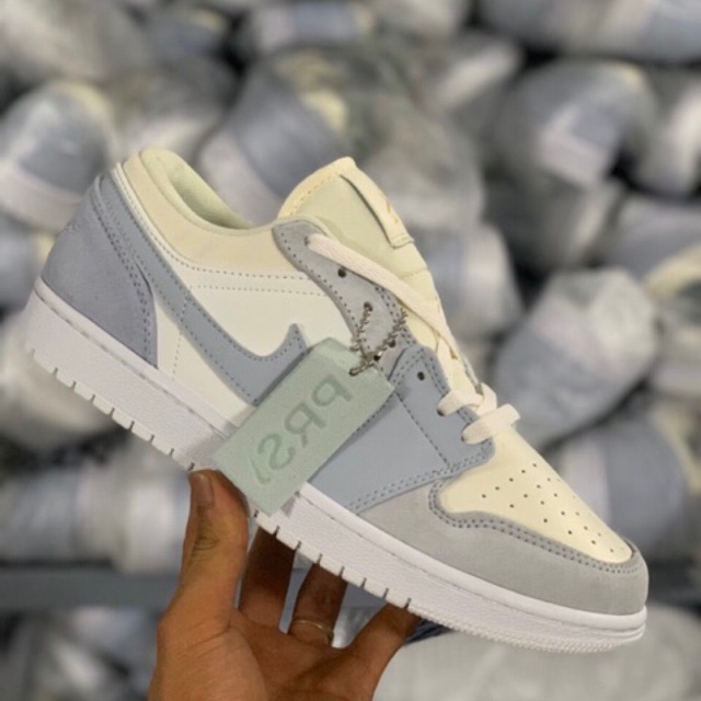 Giầy bóng rổ jd1 grey pari da thật 1:1 [ Full pk + freeship ]