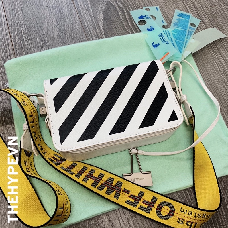 OFF-WHITE  BAG - Túi Oblique Stripes Mini